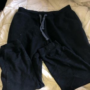 Black sweat pants